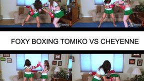 FOXY BOXING TOMIKO VS CHEYENNE JEWEL - WMV