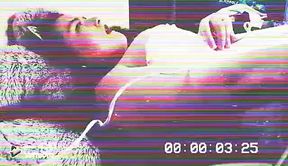 OLD VHS STYLE BBW IN CORSET CUMS