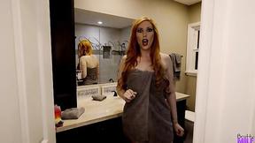 ”Big big boobed stepmommy caught stepson doing dirty things”