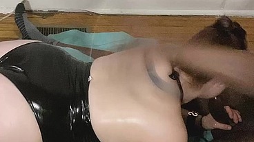 Pawg mystic ginger slurps me and takes a spanking like a pro