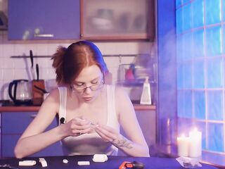 Trying On White And Ebony Underclothes / Unpacking Gifts From The Past