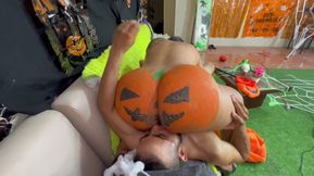 I'm celebrating Halloween by fucking my beautiful, big-assed, busty stepmom.