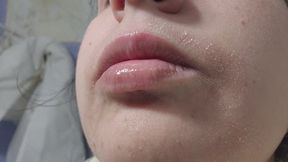 Lip Plumping Fetish POV with Gloss Application and Transformation into Full, Juicy Lips for Lip Enlargement Addicts