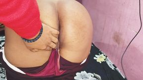 My Stepsister Caught While Shooting the Video Then I Fuck Her in Panty