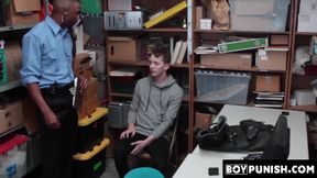 BoyPunish.com - Curly-haired twink's bareback punishment: raw fucked by a BBC for ste