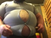 human balloon clip pop