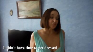 Stepmom lets stepson fuck her rough after catching him staring at her panties