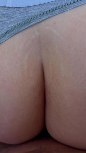 Big Ass Blonde picked me up in Elevator and gets fucked in Stairwell - was it too loud?   Clip 1