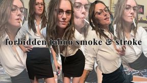 i caught you stealing my cigarettes - forbidden taboo smoke and stroke