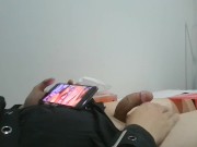 cock slapping edging and mutiple orgasm