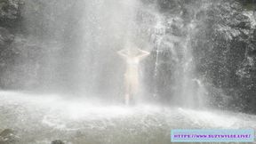 Sfw Road Trip to Hana for Suzy Wylde in Waimoku Falls, Maui