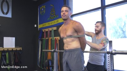 Tony Shore, Tied Up and Edged at the Gym