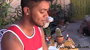 Black attractive dude Rick Pico loves to showcase his cock plowing skills