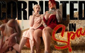 Two Sexy Girls Fuck in Spa