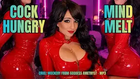 Cock Hungry Mind Melt - Cruel Mockery | Femdom Audio | Mental Domination | Mistress Amethyst | Cock Worship[