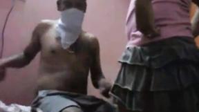 ”Super amateur couple having anal sex & TS blowjobs”