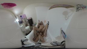 Lizzy Yum VR September 2025 Solo Bathing Dilating Masturbating #45