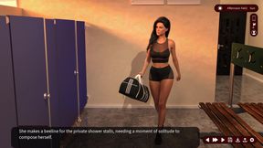 Whispers of Desire: the Training Session for the Hot Wife in the Gym - Episode 42