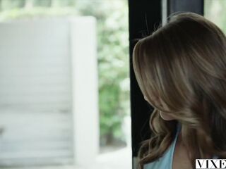 VIXEN Babysitter Kimmy Granger FFM Three-some with Sydney Cole