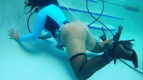 I wanna try some underwater bondage part 3