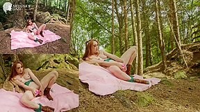 Bts Naughty Foxy Milf Finds Sex The Woods With Lily Kink