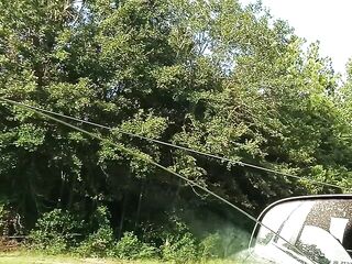 200 MILE VOYAGE TO BANG MY BOSS'S WIFE AT THE RANCH!