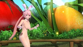 Megurine Luka Popipo Project diva Nude Mod Full Nude Bunny costume