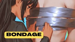 Bondage Tape Mummy: Helpless Tease Torment
