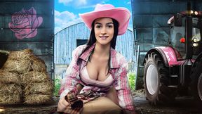 From City Girl to Farm Slut: Summer&#039;s Horse Riding Lessons with a Jerking Stepdad