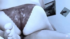 My stepmom's slut riding cock retro style