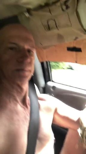 Driving nude today