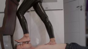 Galyna Trample His Chest And Give Dirty Feet For Cleaning - Part 1 - HD 1920x1080