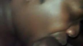 Fat Gay Amateur Sucks a Big Black Cock