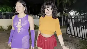 Hot Latina offers kinky blowjobs and more in a charged-up threesome