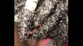 Thick ebony getting fist fucked and clit licked