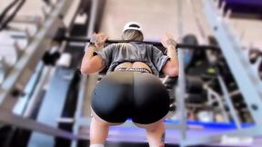 Raw, nasty booty blast for my sibling after sweaty gym session