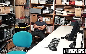 Latino perp takes black Officers big cock bareback anal