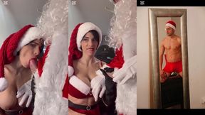 mama noela eats santa claus s big, fat cock, like she swallows