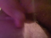 Stroking nice cock till orgasm