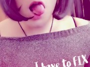 [ SEXY TRANNY ] __ I have to FIX My Dress...
