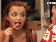 Cheating Sluts Darcia Lee & Daphne Klyde Have Fun With Their Roommates In Hostel Room Full Scene