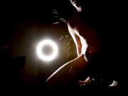 Cumming a massive load several feet