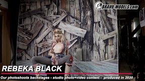 Graceful Rebeka Black's bravo models dirt