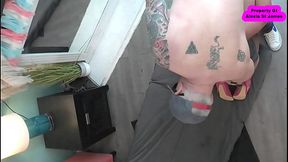 He was visiting my town and needed to get off