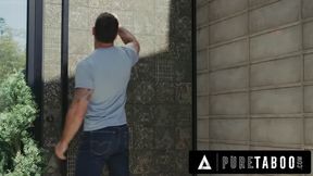 Resentful Man Locks Stepbrother Outside & Sneaks To Fuck His Stuck Wife Maddie Wren