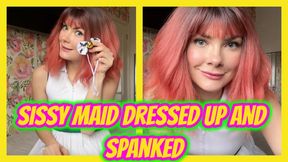 Sissy Maid Dressed Up And Spanked
