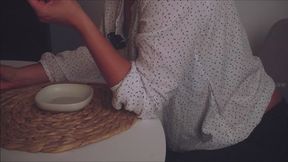 Eating and burping sounds