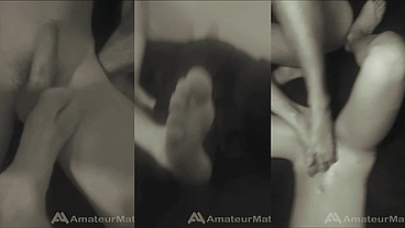 A compilation of Various Moments of Foot Fetishism - Foot Play - Foot Worshiping Between Curious Amateur Friends