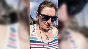 Leaning Over My Phone in My Open Garden &mdash;  with Extra Oral&#x1F61C; and Breast Play