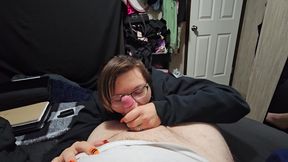 Put His Ass to Bed Lol Threw Him on the Bed Then Sucked His Soul Out He Passed Right Out